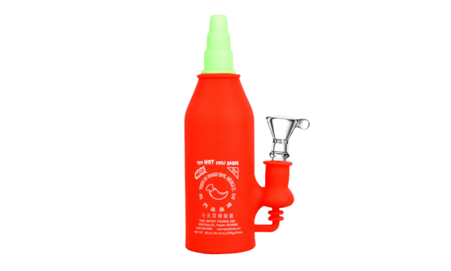 Asian Hot Sauce Silicone Water Pipe