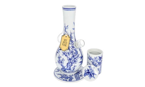 My Bud Vase "Luck" Porcelain Bong