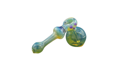 Fumed Bubbler Pipe - The Silver Hammer